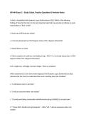 NR 464 Exam 3 &ndash; Study Guide&comma; Practice Questions & Revision Notes