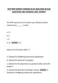 TCFP PREP NEWEST VERSION AS OF 2025&sol;2026 ACTUAL &NewLine;QUESTIONS AND ANSWERS 100&percnt; CORRECT 