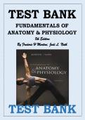 Test Bank for Fundamentals of Anatomy & Physiology 8th Edition by Frederic H&period; Martini &vert; Complete Test Bank &vert; All Chapters Included