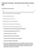 NR 464 Exam 3 &lpar;Saunders&rpar; &ndash; Study Guide&comma; Practice Questions & Revision Notes