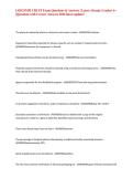 IAHCSMM CRCST Exam Questions & Answers &vert; Latest Already Graded A&plus; &vert;Questions with Correct Answers 2026 latest update&excl;&excl;&NewLine;