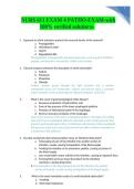 NURS 611 Exam 4 Pathophysiology &vert; Verified Questions & Solutions &vert; Advanced Nursing Review