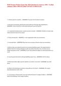BSIS Firearm Written Exam May 2026 Questions & Answers &vert; 100&percnt; Verified solutions &lpar;2026&rpar; UPDATE &vert;2026&excl;&excl; STUDY GUIDE EXAM&NewLine;