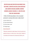 CDR DTR EXAM 2026 &ndash; COMPLETE TEST BANK WITH 650 REAL QUESTIONS & CORRECT DETAILED ANSWERS &lpar;VERIFIED&comma; GRADED A&plus;&rpar;&NewLine;&NewLine;