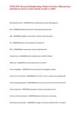 NURS 6501 Advanced Pathophysiology Walden University Midterm Exam Questions & Answers &vert; Latest Already Graded A&plus; 2026&excl;&excl;&NewLine;