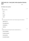 CRNI Practice Test &ndash; Study Guide&comma; Practice Questions & Revision Notes