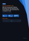 GMS 6440 Fundamentals of Medical Physiology Final Exam Questions & Correct Answers Actual Exam 2026&sol;2027 &ndash; Complete Exam-Style Q&As &vert; 100&percnt; Certified Verified &ndash; Pass Guaranteed &ndash; A&plus; Graded