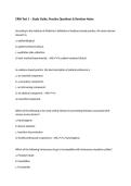 CRNI Test 1 &ndash; Study Guide&comma; Practice Questions & Revision Notes