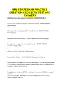 NMLS SAFE EXAM PRACTICE QUESTIONS 2026 EXAM TEST AND ANSWERS&period;