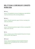 BIOL 117 EXAM 3 CORE BIOLOGY CONCEPTS &NewLine;REVIEW 2026