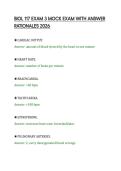 BIOL 117 EXAM 3 MOCK EXAM WITH ANSWER &NewLine;RATIONALES 2026 