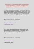 2026&sol;2027 WGU D488 CYBERSECURITY ARCHITECTURE &NewLine;AND ENGINEERING OA &lpar;ACTUAL 2026&sol;2027&rpar; EXAM &NewLine;QUESTIONS AND VERIFIED CORRECT TEST BANK 1 