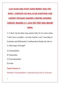 LCAS EXAM &ndash; LATEST 2026 COMPLETE TEST BANK &vert; 200 REAL EXAM QUESTIONS &plus; CORRECT DETAILED ANSWERS & RATIONALES &vert; ALREADY GRADED A&plus; &lpar;BRAND NEW&excl;&excl;&rpar;