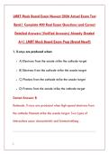  LMRT MOCK BOARD EXAM &ndash; LATEST 2026 ACTUAL TEST BANK &vert; 200 REAL EXAM QUESTIONS &plus; CORRECT DETAILED ANSWERS & RATIONALES &vert; ALREADY GRADED A&plus; &lpar;BRAND NEW&excl;&excl;&rpar;