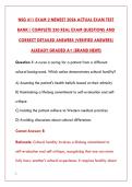 NSG 411 EXAM 2 &ndash; LATEST 2026 COMPLETE TEST BANK &vert; 200 REAL EXAM QUESTIONS &plus; CORRECT DETAILED ANSWERS & RATIONALES &vert; ALREADY GRADED A&plus; &lpar;BRAND NEW&excl;&excl;&rpar;