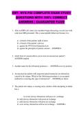 EMT- NYS PSI COMPLETE EXAM STUDY &NewLine;QUESTIONS WITH 100&percnt; CORRECT &NewLine;ANSWERS &vert; GUARANTEE PASS&excl; 