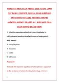 NURS 6635 FINAL EXAM &ndash; LATEST 2026 COMPLETE TEST BANK &vert; 200 REAL EXAM QUESTIONS &plus; CORRECT DETAILED ANSWERS & RATIONALES &vert; ALREADY GRADED A&plus; &lpar;BRAND NEW&excl;&excl;&rpar;
