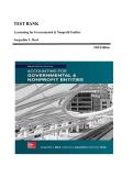 Accounting for Governmental and Nonprofit Entities 18th Edition Test Bank Questions and Answers 2025&ndash;2026 &vert; Complete Governmental Accounting Exam Prep &vert; GASB&comma; Governmental Funds & Financial Reporting Review &vert; A&plus; Verified