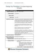 WGU D483 DJN2&colon; Incident Response Reporting Template & Lessons Learned