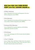 WGU C845 VUN1 TASK THREE REVIEW&NewLine;SCRIPT 2026 FULL ANSWERS GRADED A&plus;