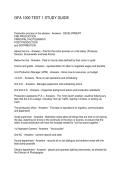 GFA 1000 TEST 1 STUDY GUIDE