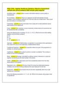 WGU C784 - Applied Healthcare Statistics Objective Assessment  &NewLine;verified with correct answers 2026 version pass acquired 