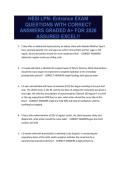 HESI LPN- Entrance EXAM QUESTIONS WITH CORRECT ANSWERS GRADED A&plus; FOR 2026 ASSURED EXCEL&excl;&excl;