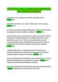 CSP Exam  WELL ELABORATED QUESTIONS &NewLine;AND VERIFIED ANSWERS