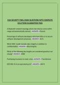 CSIA&lowbar;SECURITY&lowbar;FINAL&lowbar;EXAM&lowbar;QUESTIONS&lowbar;WITH&lowbar;COMPLETE&lowbar;SOLUTIONS&lowbar;GUARANTEED PASS