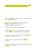 PSI NATIONAL REAL ESTATE 2026 ACTUAL EXAM QUESTIONS AND ANSWERS &NewLine;PROFESSOR VERIFIED ALREADY