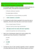 Massachusetts Chiropractic Jurisprudence Final Exam 2026 &vert; Verified Answers &vert; Comprehensive Exam Prep Guide