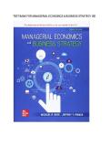 Test bank for Managerial Economics & Business Strategy ISE&NewLine;by Michael Baye and Jeff Prince &lpar;Author&rpar; all pages fully covered with test questions and answers graded A&plus;