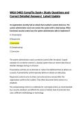 WGU D483 CompTia SysA&plus; Study Questions and Correct Detailed Answers&vert; Latest Update