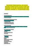 Transport Professional Advanced Trauma Course TPATC Study Guide 2026 Chapters 1&ndash;10 300&plus; Questions with Correct Answers A&plus;