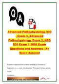 NSG 530 Advanced Pathophysiology Exam 3 Questions and Answers &lpar;2026&rpar; &vert; 300&plus; Practice Questions&comma; Renal&comma; Cardiovascular&comma; GI & Shock Disorders &vert; Advanced Pathophysiology 530