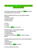 CRC Exam  Exam  100&percnt; VERIFIED ANSWERS &NewLine;LATEST UPDATES