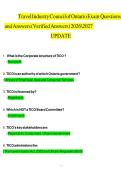 TICO Exam Questions 2026 &vert; Travel Industry Council Ontario &vert; Certification Prep&NewLine;&NewLine;