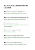 BIOL 117 EXAM 4 COMPREHENSIVE STUDY &NewLine;GUIDE 2026 