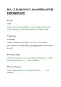 BIOL 117 EXAM 4 MOCK EXAM WITH ANSWER &NewLine;RATIONALES 2026 