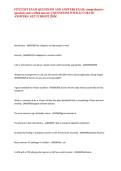 FITZ EXIT EXAM QUESTIONS AND ANSWERS EXAM&comma; comprehensive questions and verified answers &vert;&vert; QUESTIONS WITH ACCURATE ANSWERS &vert; GET IT RIGHT &vert;2026&excl;&NewLine;