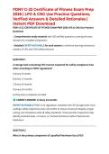 FDNY G-22 Certificate of Fitness Exam Prep 2026 &vert; LPG & CNG Use Practice Questions&comma; Verified Answers & Detailed Rationales &vert; Instant PDF Download