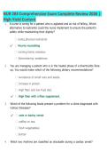 NUR 283 Comprehensive Exam 2026 &vert; Complete Review Guide &vert; High-Yield Content for Exam Preparation