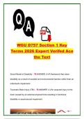 WGU D757 Special Education Foundations Key Terms Study Guide 2026 &vert; D757 Exam Preparation &vert; 20&plus; Essential Concepts &vert; UDL&comma; FBA&comma; Disability Models&comma; Differentiated Instruction &vert; Western Governors University &lpar;WGU&rpar;