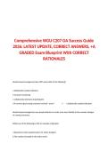 WGU C207 OA Success Guide 2026 Latest Update Correct Answers &plus; Rationales A&plus;&NewLine;