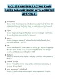 BIOL 221 UPDATED EXAM PRACTICE SOLUTION &NewLine;2026 TESTED QUESTIONS AND EXPERT &NewLine;VERIFIED ANSWERS GUARANTEED TO PASS