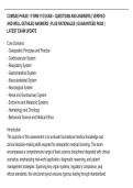COMSAE PHASE 1 FORM 115 EXAM &ndash; QUESTIONS AND ANSWERS &vert; VERIFIED &NewLine;AND WELL DETAILED ANSWERS &vert; PLUS RATIONALES &vert; GUARANTEED PASS &vert; &NewLine;LATEST EXAM UPDATE