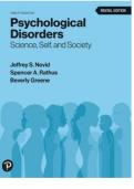 TEST BANK FOR Psychological Disorders&colon; Science&comma; Self&comma; and Society 12th Edition by Jeffrey Nevid&comma; Spencer Rathus&comma; Beverly Greene ISBN&colon;978-0135333884 COMPLETE GUIDE ALL CHAPTERS COVERED 100&percnt; VERIFIED A&plus; GRADE ASSURED&excl;&excl;&excl;&excl;&excl;NEW LATEST UPDATE&excl;&excl;&excl;&excl;&excl;&excl;