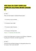 WGU D076 OA STUDY GUIDE 2026&NewLine;COMPLETE SOLUTIONS REVIEW GRADED&NewLine;A&plus;