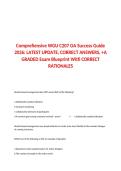 WGU C207 OA Success Guide 2026 Latest Update Correct Answers &plus; Rationales A&plus;