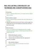 BIOL 2051 LAB FINAL HIGH-YIELD &NewLine;EXPERIMENTS&comma; DATA ANALYSIS&comma; AND LAB &NewLine;SAFETY SUMMARY 2026 